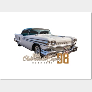1958 Oldsmobile Super 98 Holiday Coupe Posters and Art